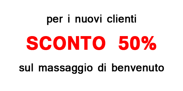 Sconto del 50% per i nuovi clienti